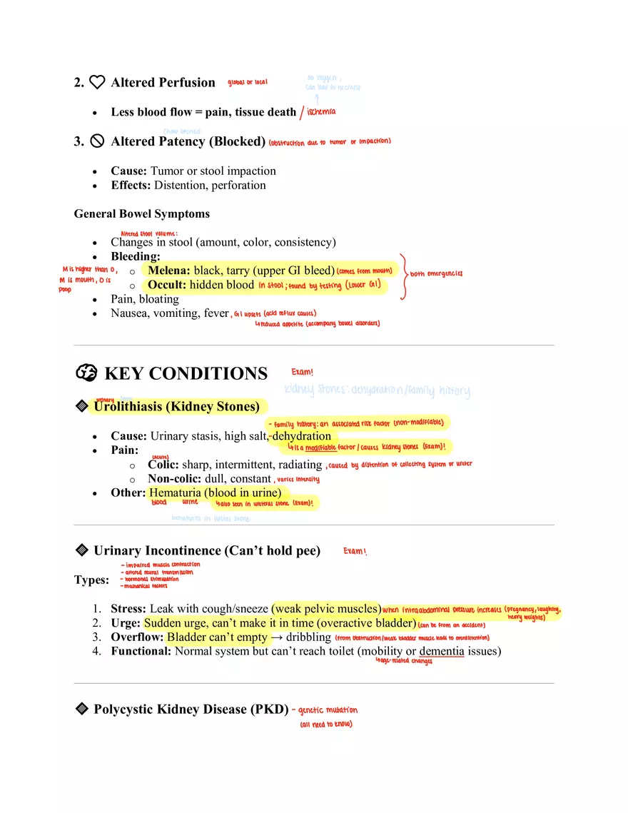 Altered Elimination Study Guide - Page 3