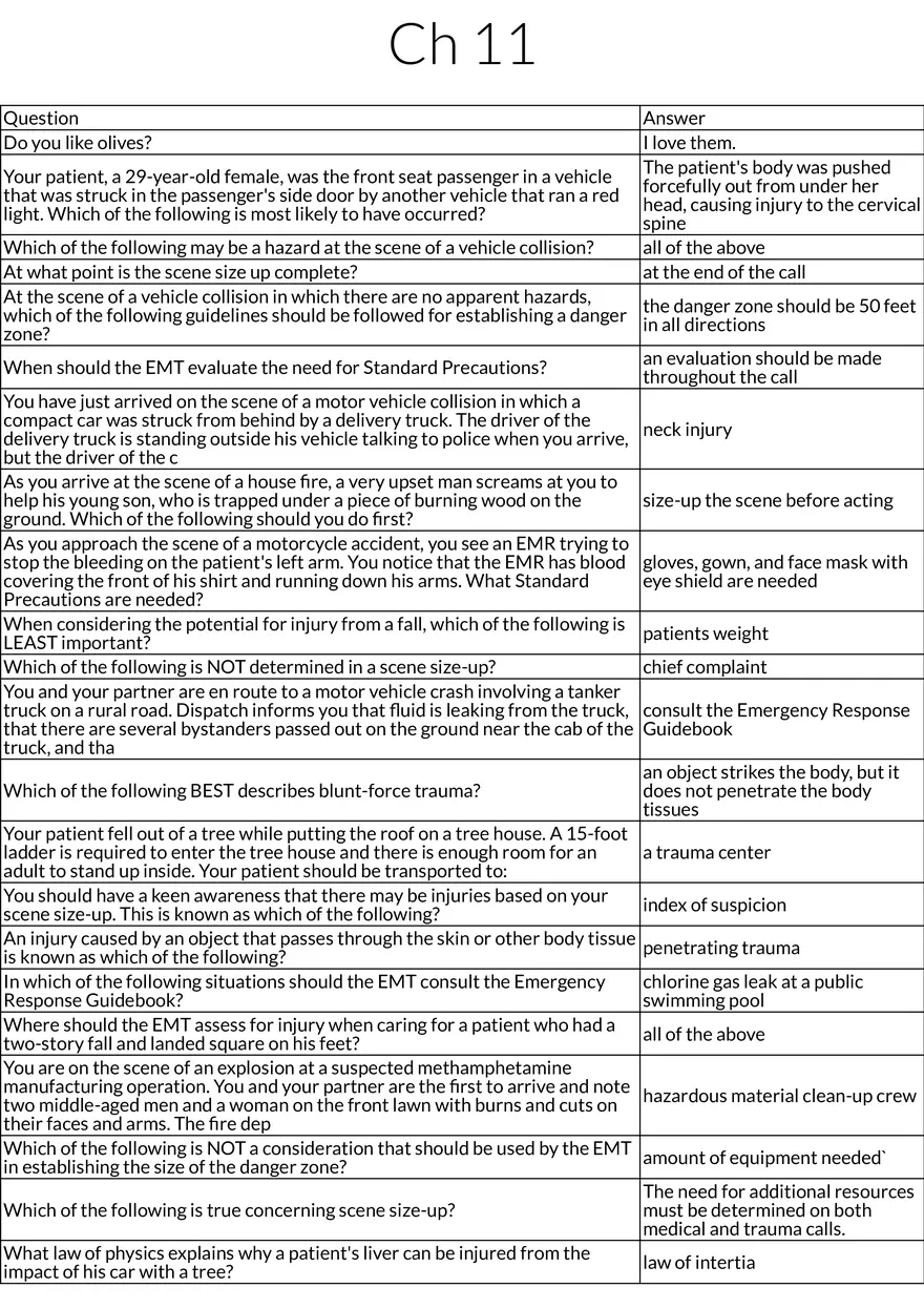Chapter 11: Scene Size-Up and Safety for EMTs - Page 1