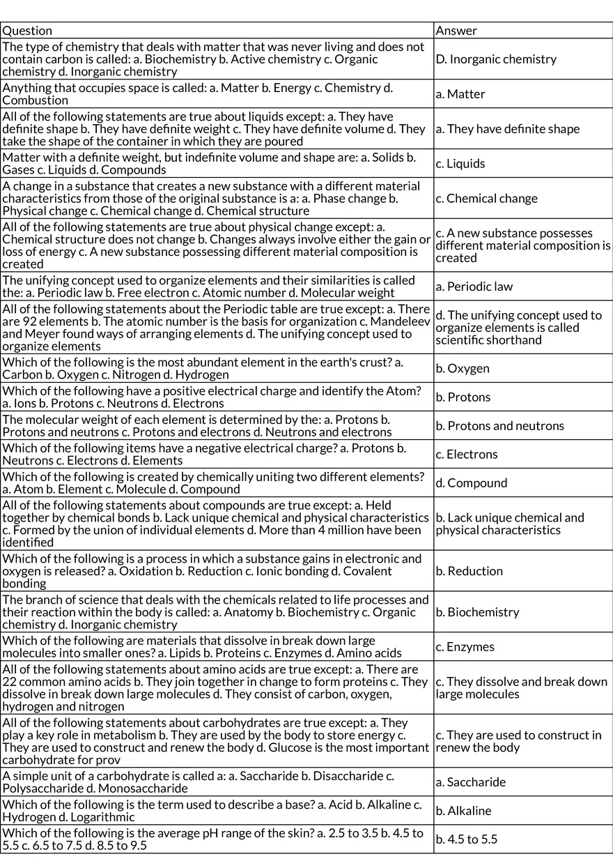 Basic Chemistry Matter, Elements, and Changes - Page 1