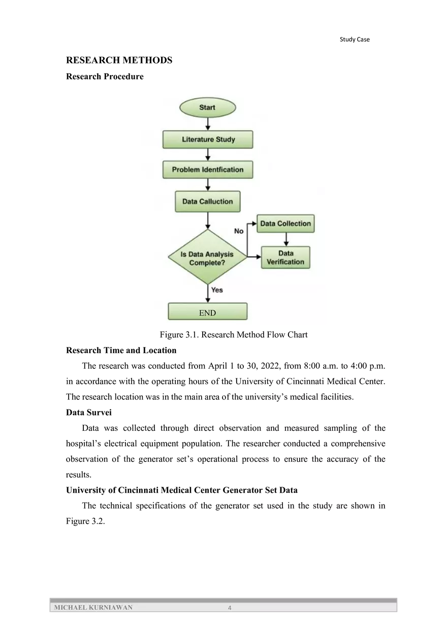 Study of the Efficiency and Utilization of a 275 kVA Generator Set - Page 4