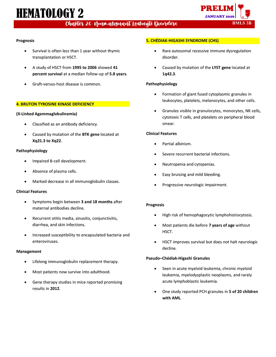 Nonmalignant Leukocyte Disorders - Page 13