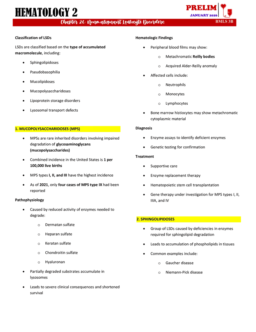 Nonmalignant Leukocyte Disorders - Page 18