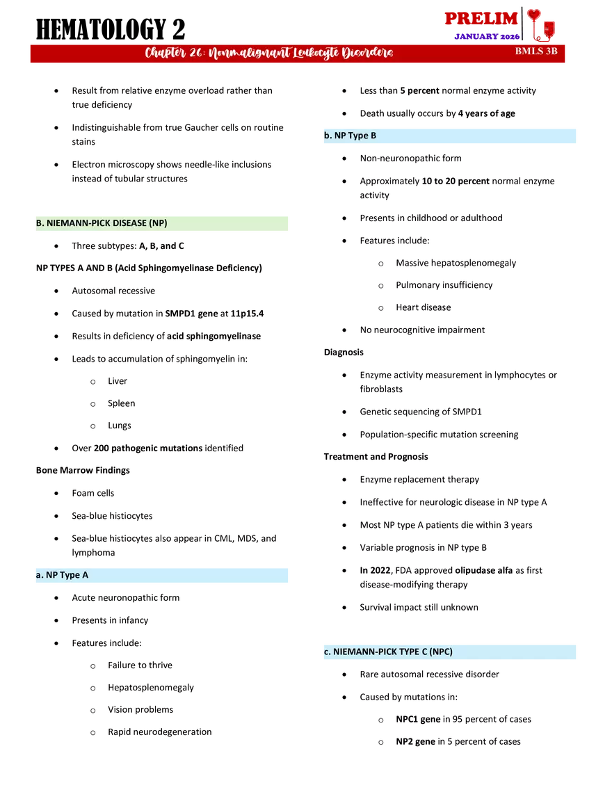 Nonmalignant Leukocyte Disorders - Page 20
