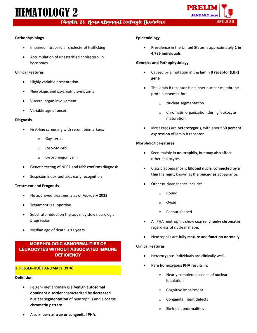 Nonmalignant Leukocyte Disorders - Page 21