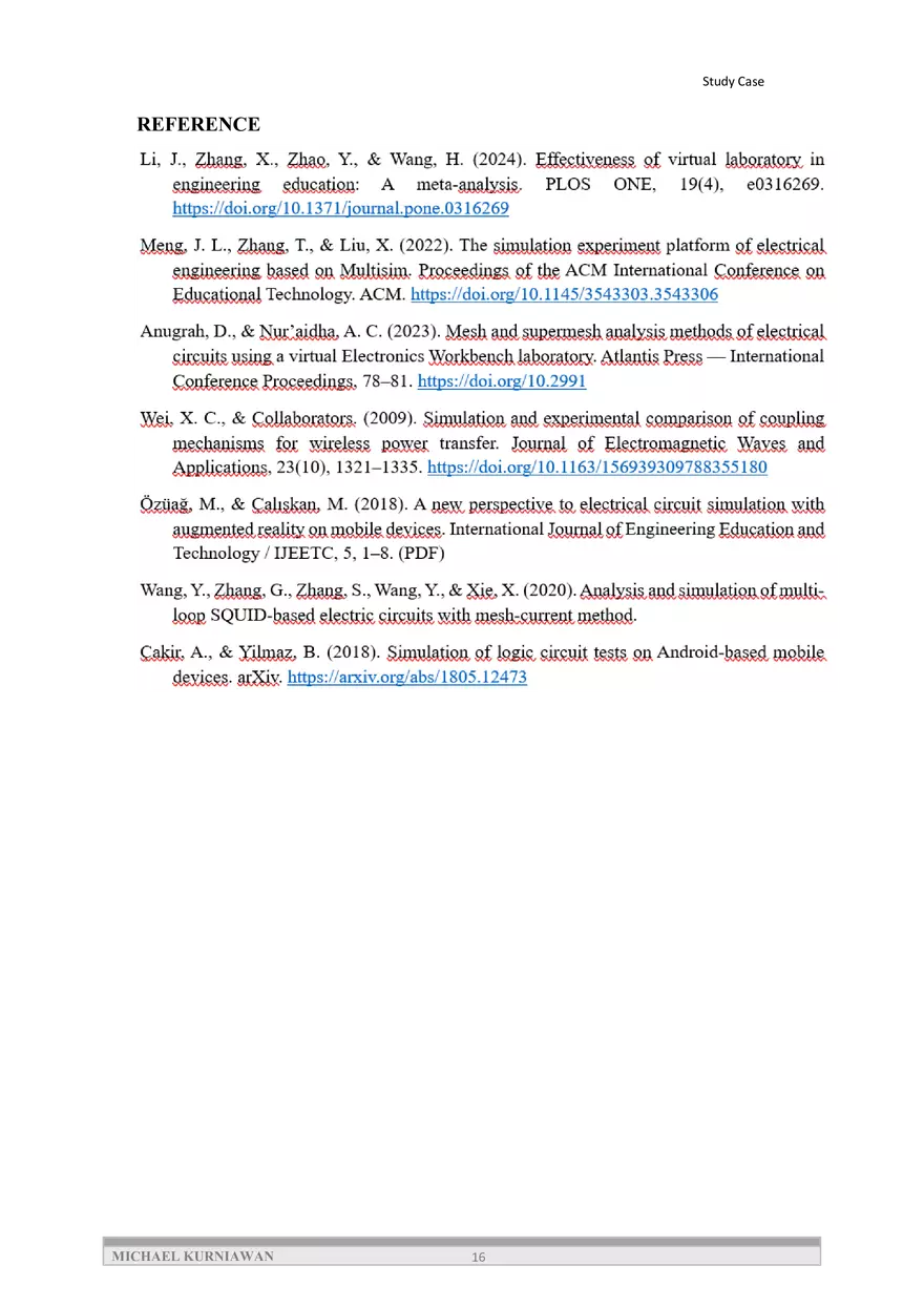 Comparison of Simulation Results and Physical Experiments - Page 8