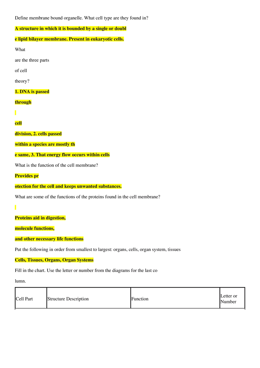 Biology EOC Review and Study Guide - Page 24