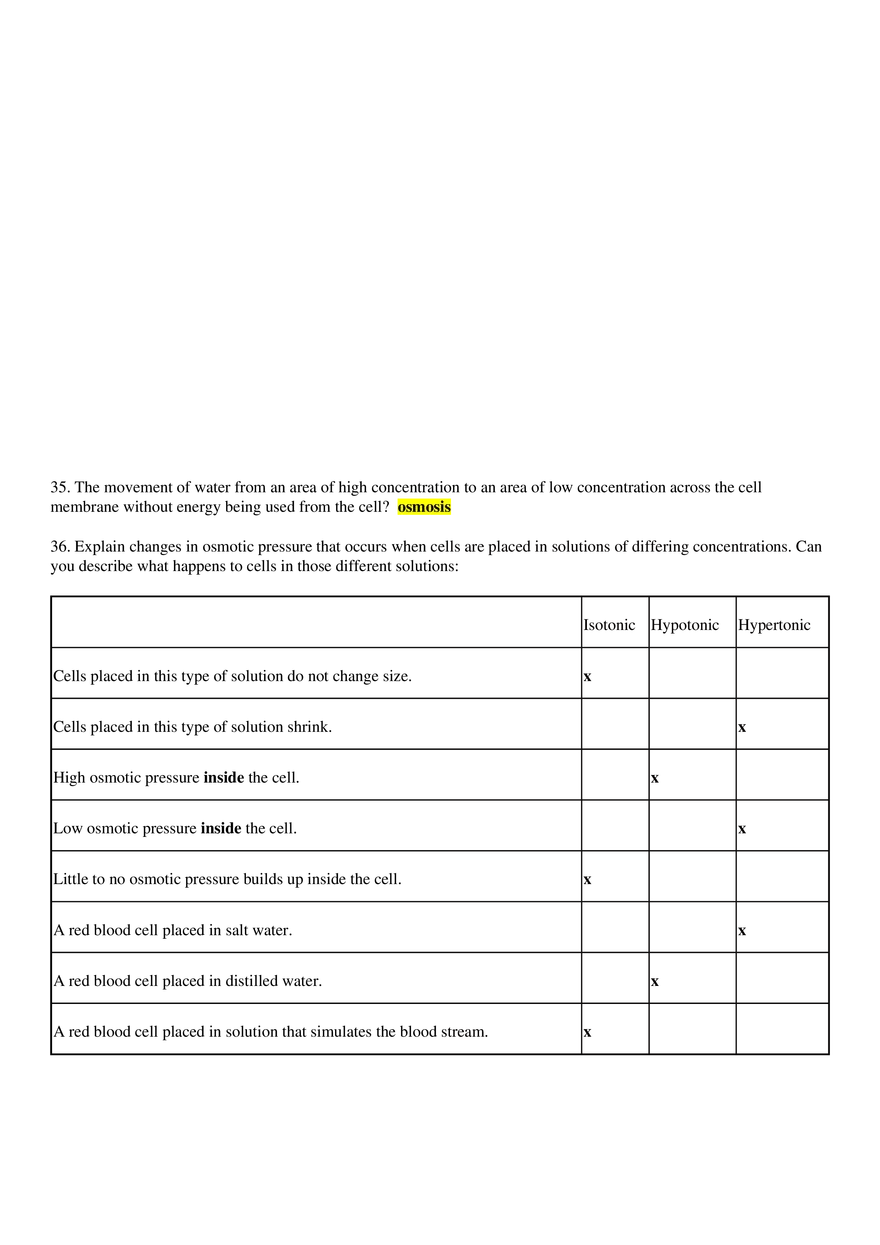 Biology EOC Review and Study Guide - Page 5