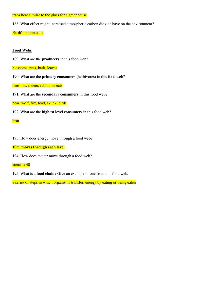 Biology EOC Review and Study Guide - Page 84