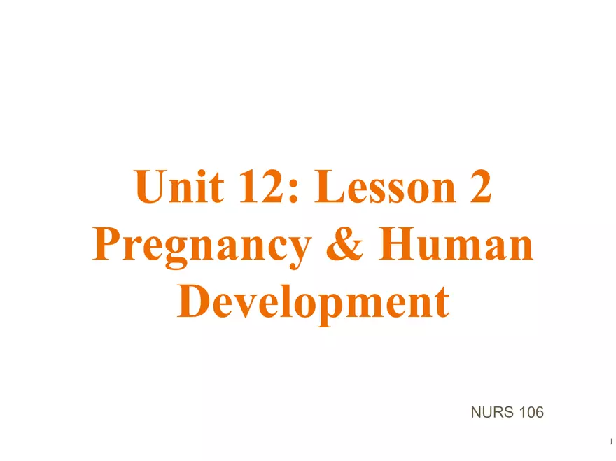 Unit 12: Lesson 1 Reproductive System - Page 8