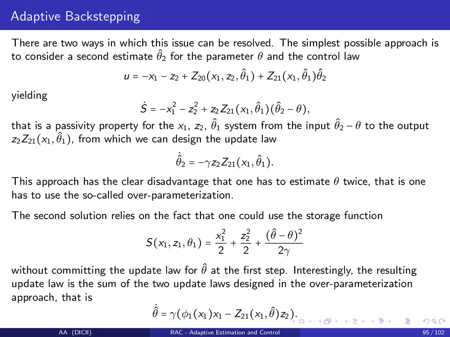 Control in The Presence of Uncertainty - Page 99