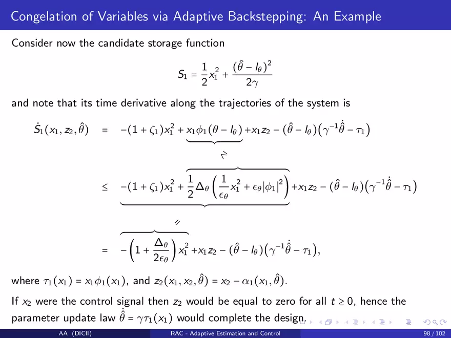 Control in The Presence of Uncertainty - Page 102