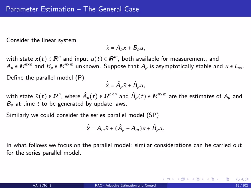 Control in The Presence of Uncertainty - Page 9