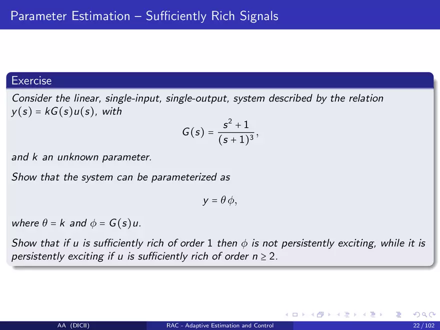 Control in The Presence of Uncertainty - Page 19