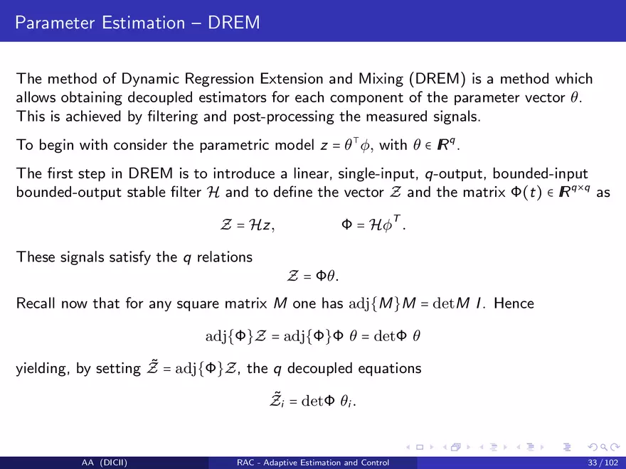 Control in The Presence of Uncertainty - Page 31