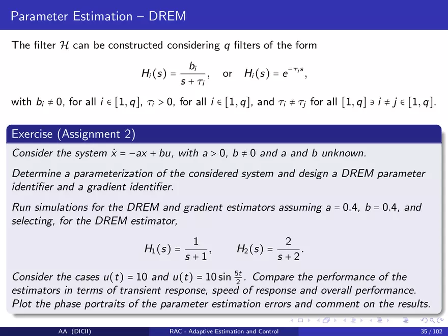 Control in The Presence of Uncertainty - Page 33