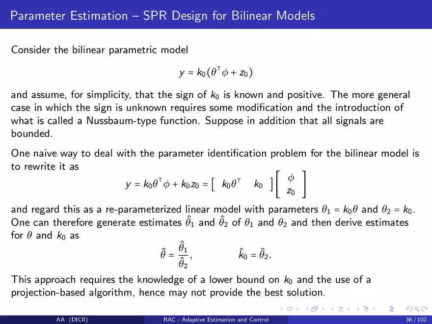 Control in The Presence of Uncertainty - Page 34