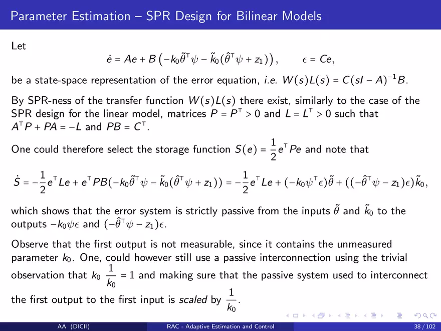 Control in The Presence of Uncertainty - Page 36