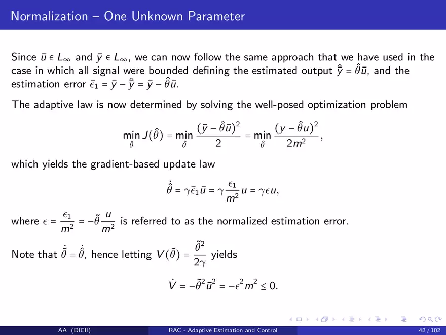 Control in The Presence of Uncertainty - Page 41