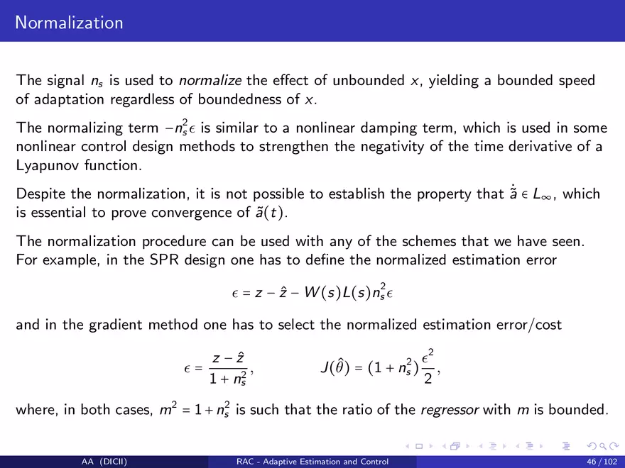 Control in The Presence of Uncertainty - Page 45