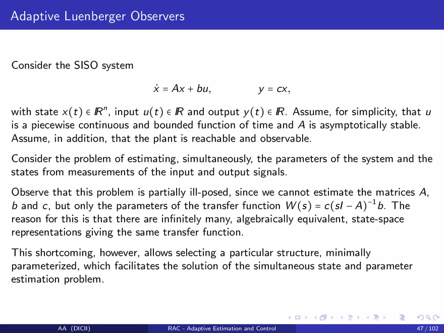 Control in The Presence of Uncertainty - Page 46
