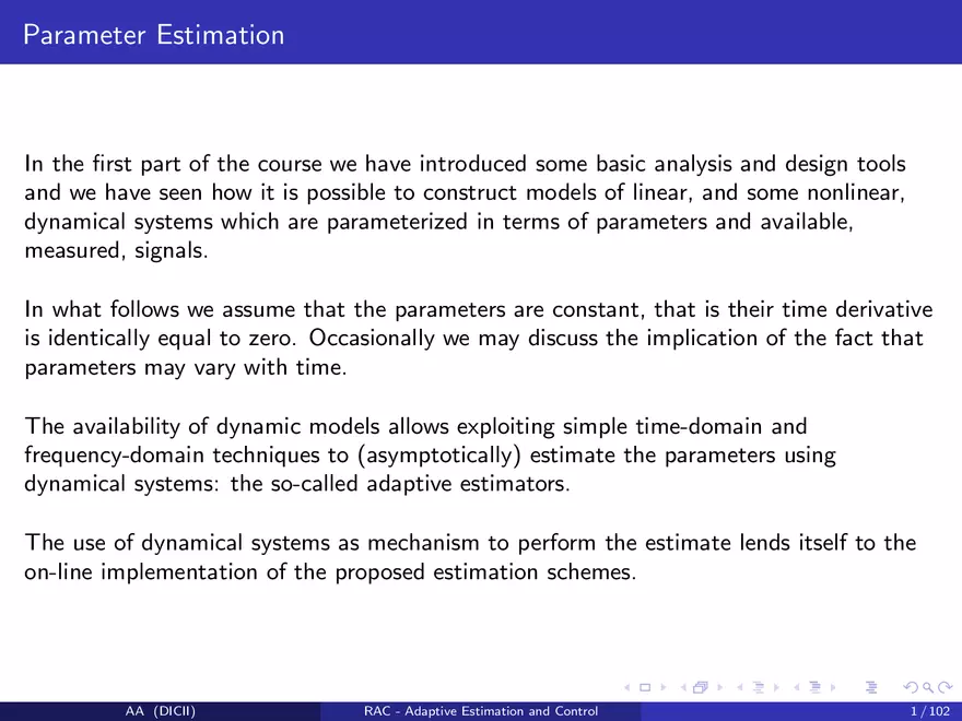 Control in The Presence of Uncertainty - Page 2