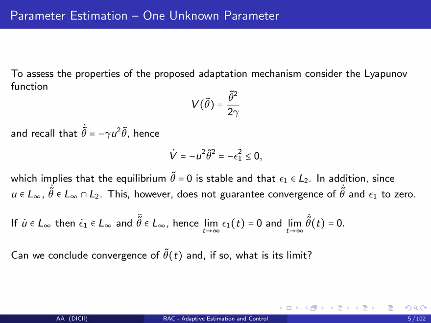Control in The Presence of Uncertainty - Page 49