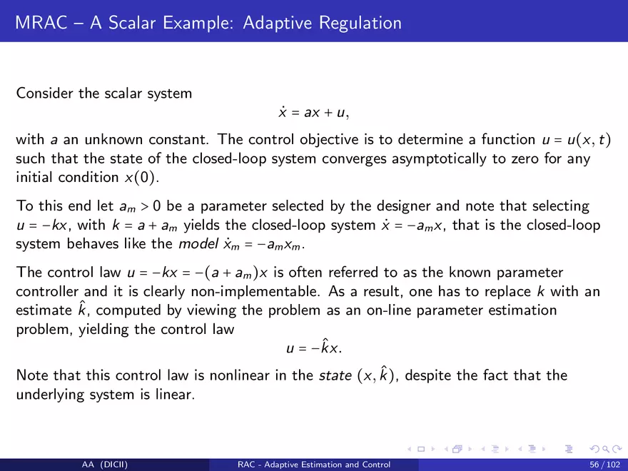 Control in The Presence of Uncertainty - Page 56