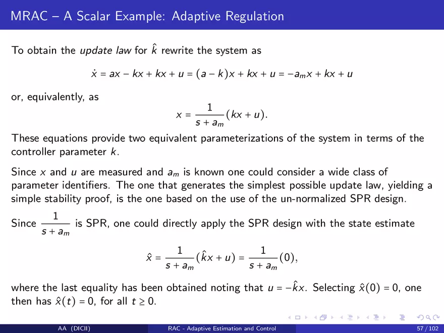 Control in The Presence of Uncertainty - Page 57