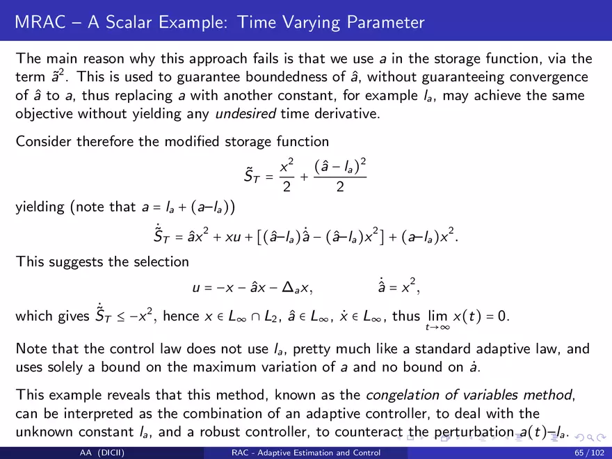 Control in The Presence of Uncertainty - Page 66