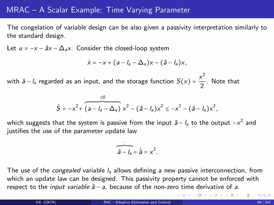 Control in The Presence of Uncertainty - Page 67