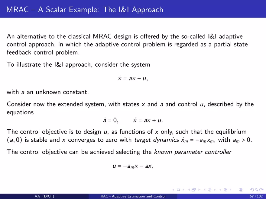 Control in The Presence of Uncertainty - Page 68