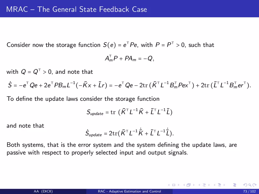 Control in The Presence of Uncertainty - Page 75