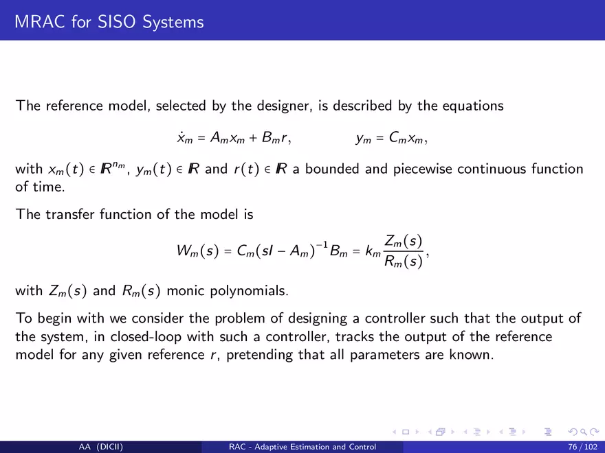 Control in The Presence of Uncertainty - Page 78