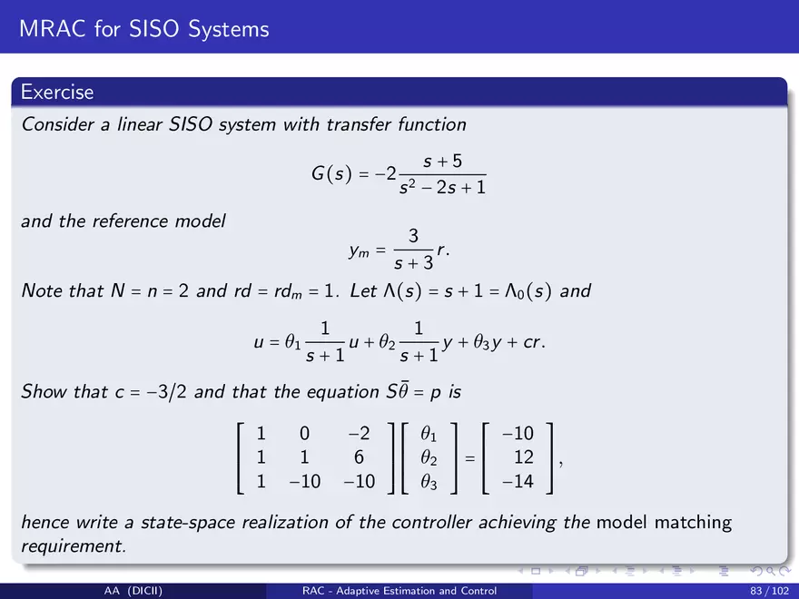 Control in The Presence of Uncertainty - Page 86