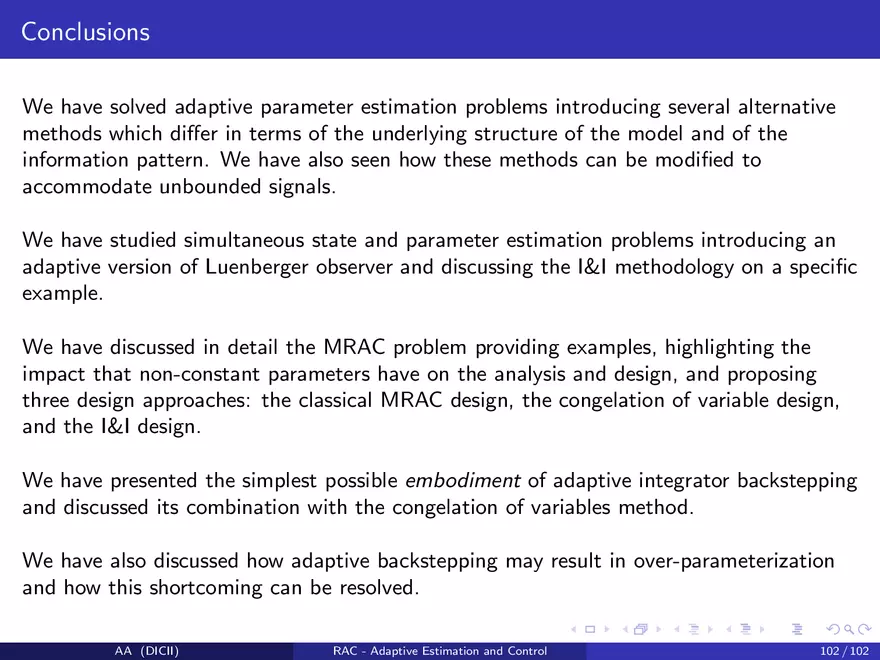 Control in The Presence of Uncertainty - Page 6