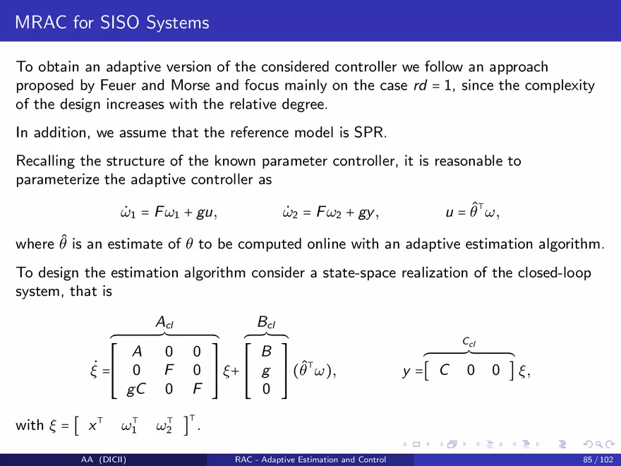 Control in The Presence of Uncertainty - Page 88