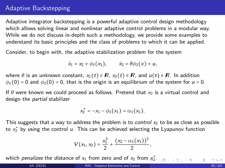 Control in The Presence of Uncertainty - Page 94
