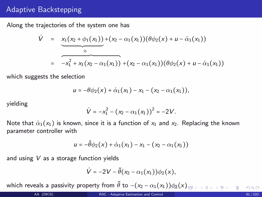 Control in The Presence of Uncertainty - Page 95