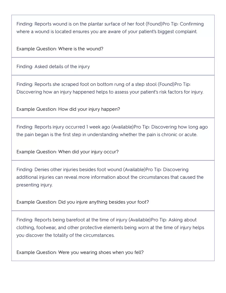 Shadow Health - Tina Jones, Health History - Page 15