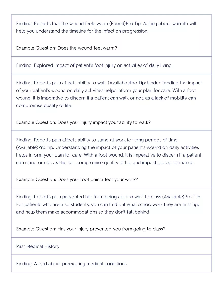 Shadow Health - Tina Jones, Health History - Page 19