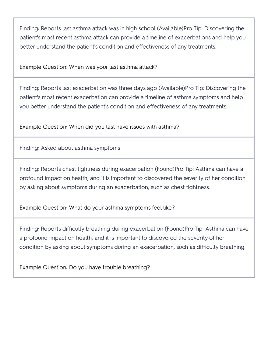 Shadow Health - Tina Jones, Health History - Page 28