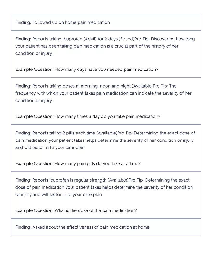 Shadow Health - Tina Jones, Health History - Page 39