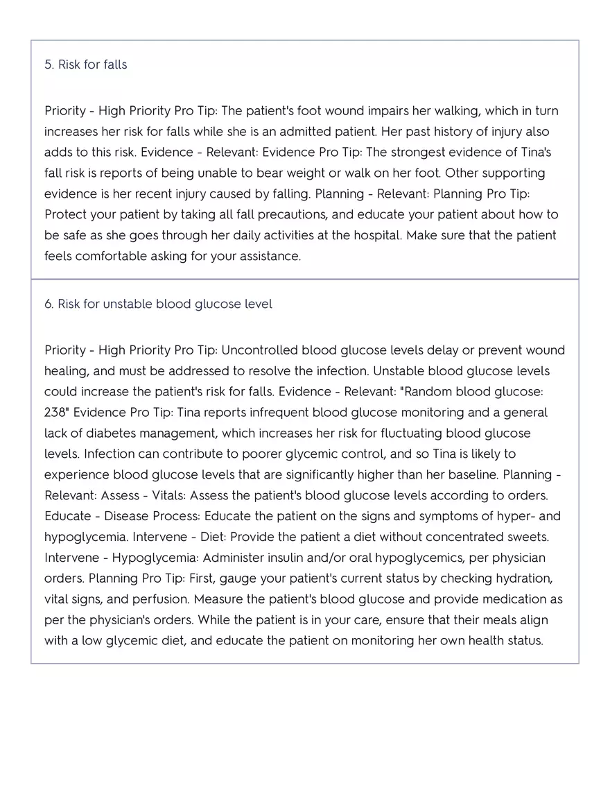 Shadow Health - Tina Jones, Health History - Page 89