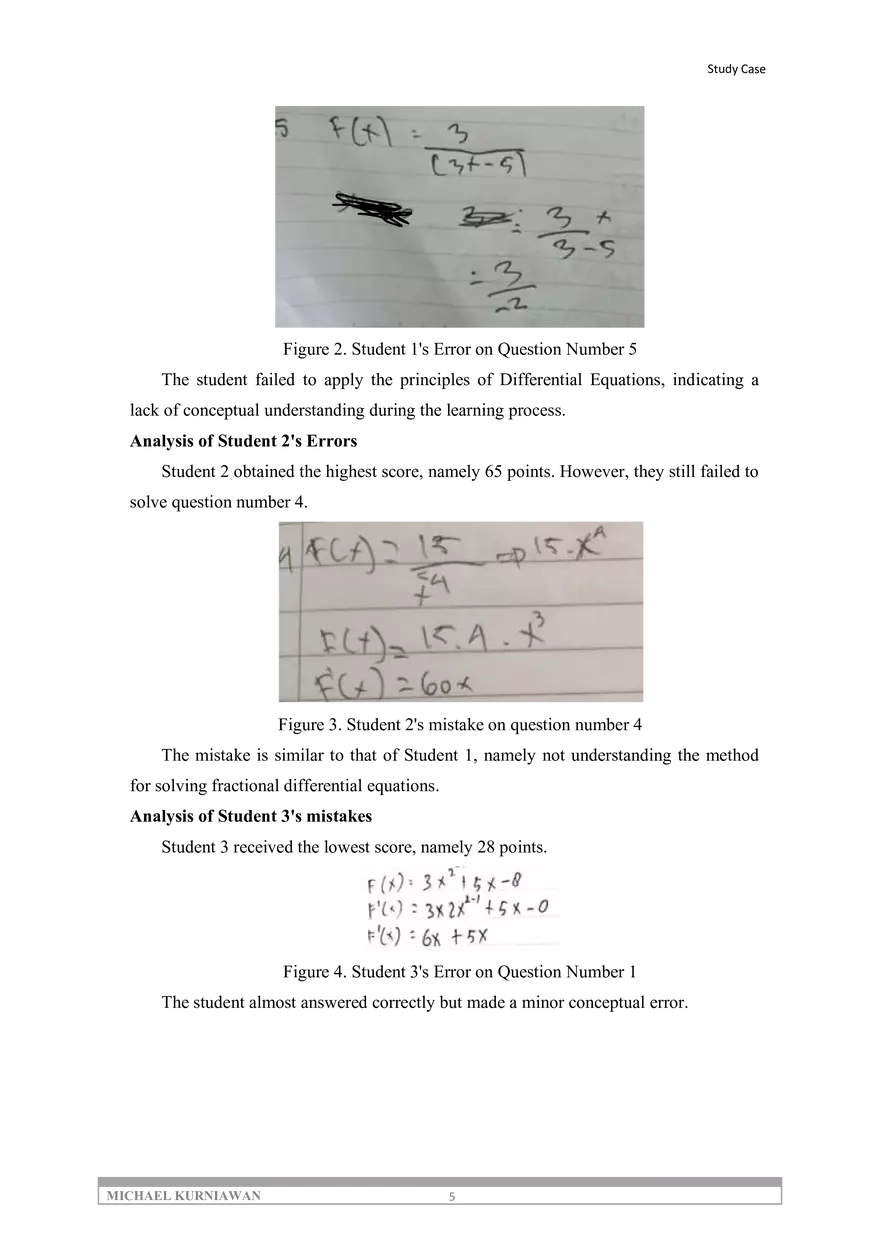 Identification and Analysis of Conceptual Difficulties - Page 5