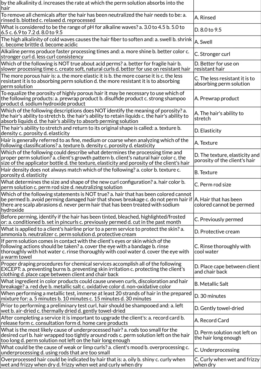 Alkaline Wave on a Client Ch 12 Table Review - Page 2