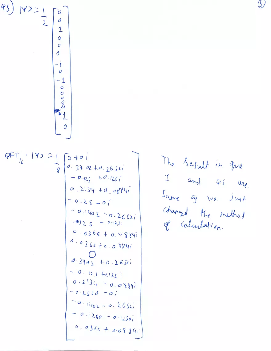 Quantum Computing Homework # 5 - Page 9