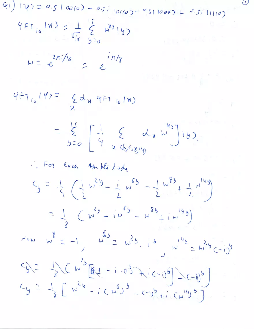 Quantum Computing Homework # 5 - Page 2