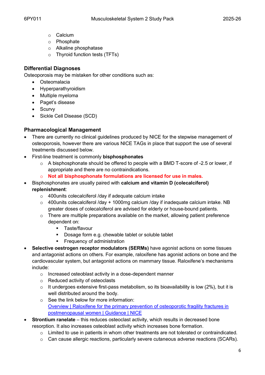 Musculoskeletal System 2 Study Pack - Page 14