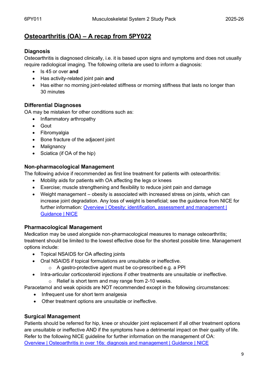 Musculoskeletal System 2 Study Pack - Page 17