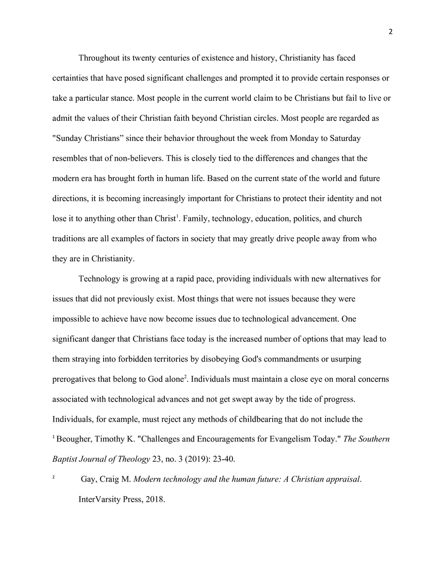 Technological Advancements and Biblical Illiteracy - Page 2